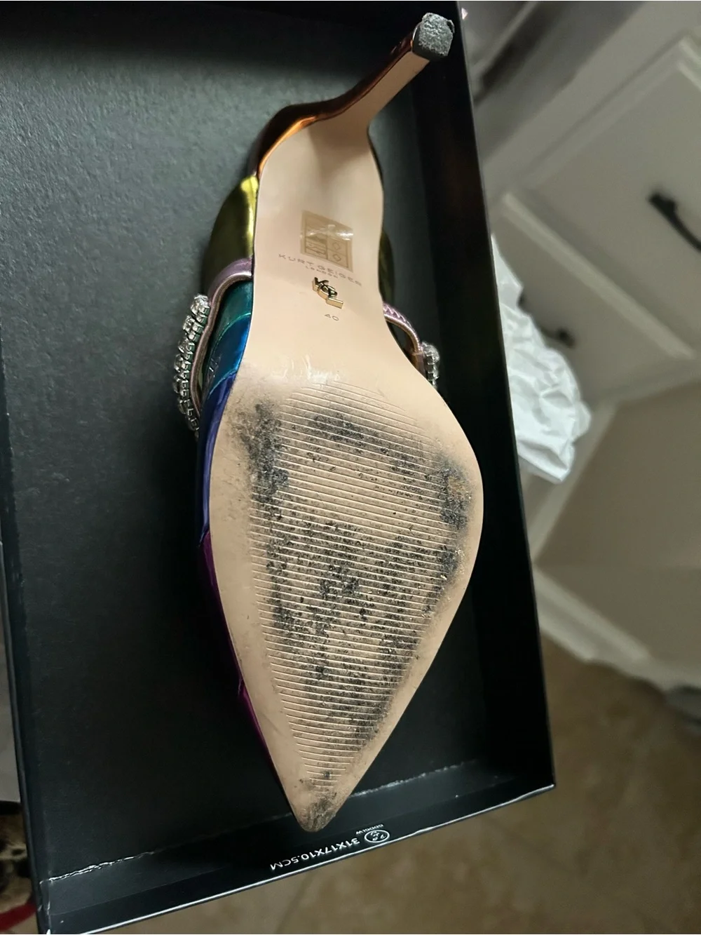 Kurt Geiger iridescent multicolor
